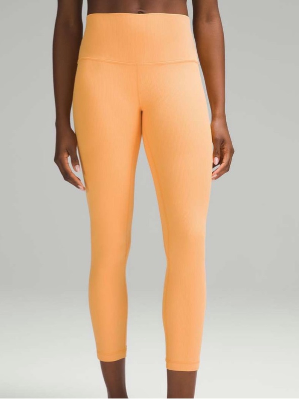 Lululemon Align Ribbed High-Rise Pant 25" 6 Mango